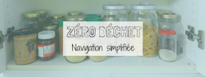 Zéro déchet - Navigation simplifiée